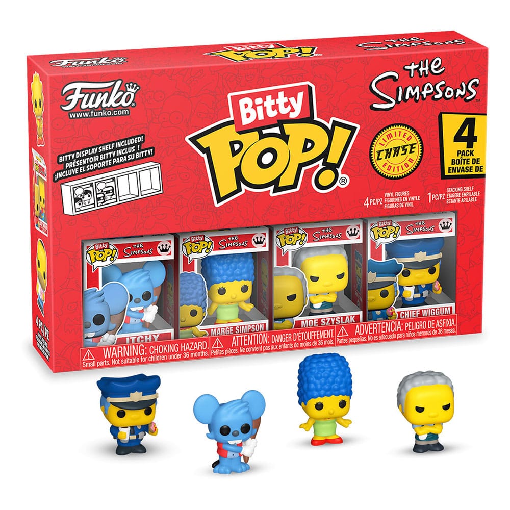 THE SIMPSONS BITTY POP! VINYL FIGURE 4-PACK ITCHY 2,5 CM