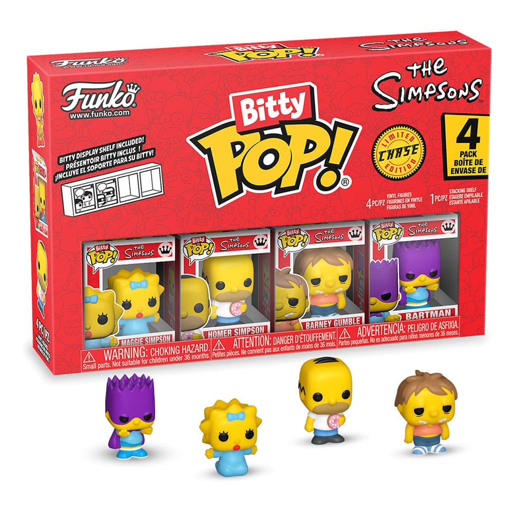 THE SIMPSONS BITTY POP! VINYL FIGURE 4-PACK MAGGIE 2,5 CM