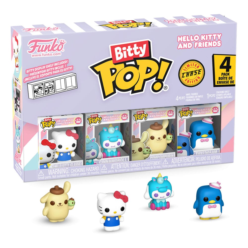 HELLO KITTY AND FRIENDS BITTY POP! VINYL FIGURE 4-PACK HELLO KITTY 2,5 CM
