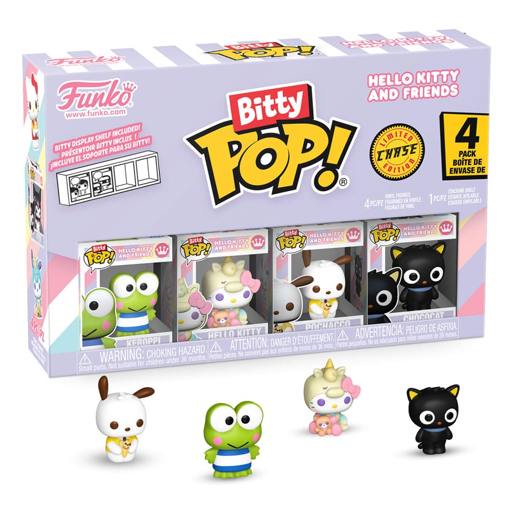 HELLO KITTY AND FRIENDS BITTY POP! VINYL FIGURE 4-PACK KEROPPI 2,5 CM