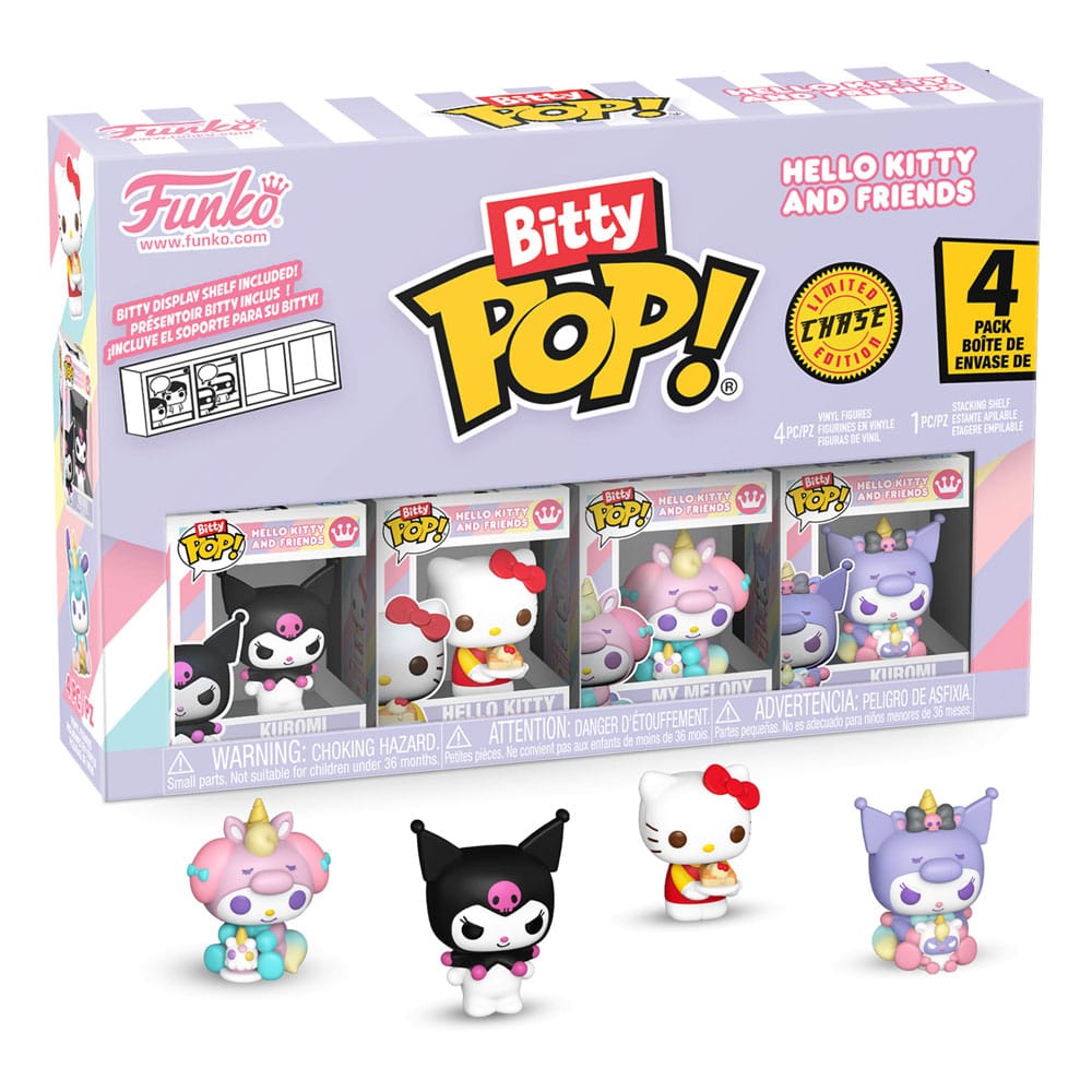 HELLO KITTY AND FRIENDS BITTY POP! VINYL FIGURE 4-PACK KUROMI 2,5 CM