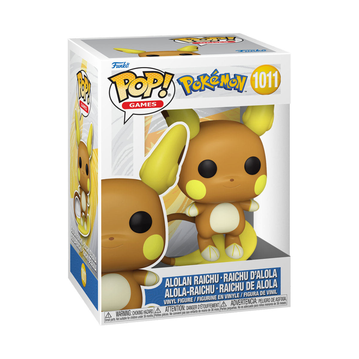 POP! GAMES #1011 PVC POKEMON ALOLAN RAICHU (EMEA)