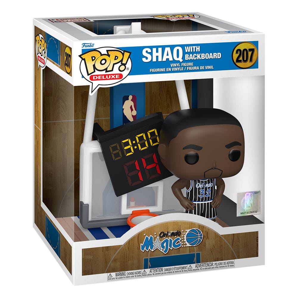 POP! DELUXE #207 PVC ORLANDO MAGIC SHAQ W/BACKBOARD