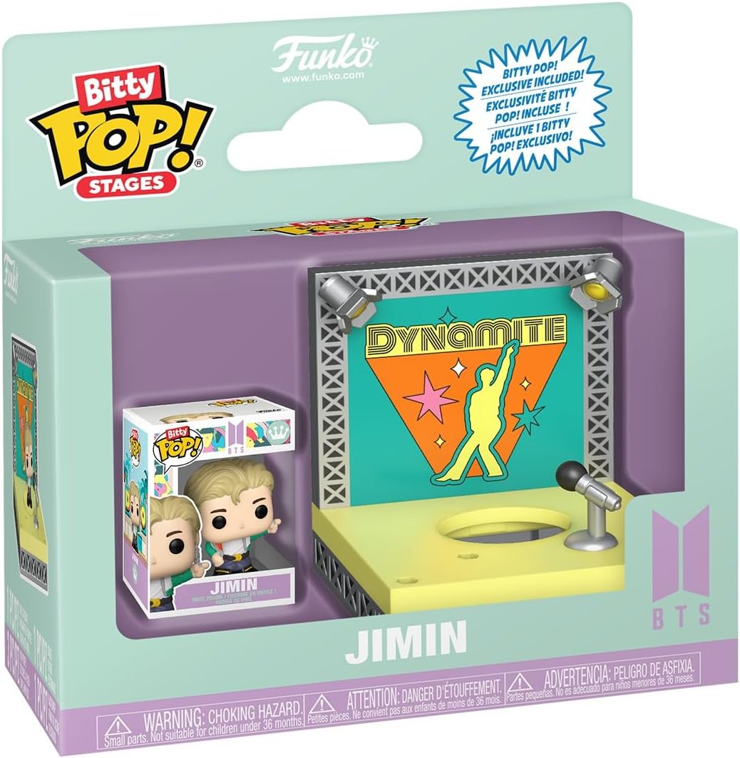 BTS BITTY POP! STAGES VINYL FIGURE JIMIN (DYNAMITE) 2,5 CM