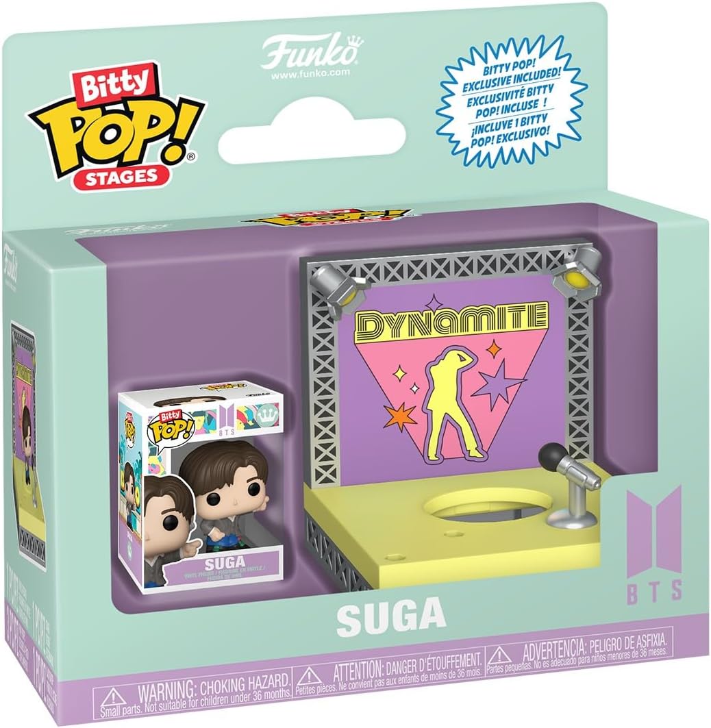 BTS BITTY POP! STAGES VINYL FIGURE SUGA (DYNAMITE) 2,5 CM