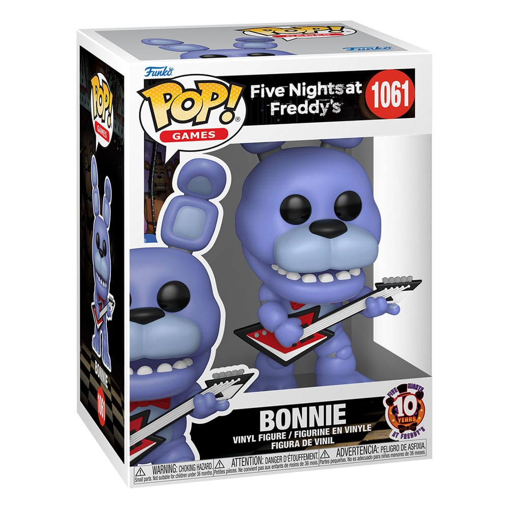 POP! GAMES #1061 PVC FIVE NIGHTS AT FREDDY 10TH ANNIVERSARY BONNIE