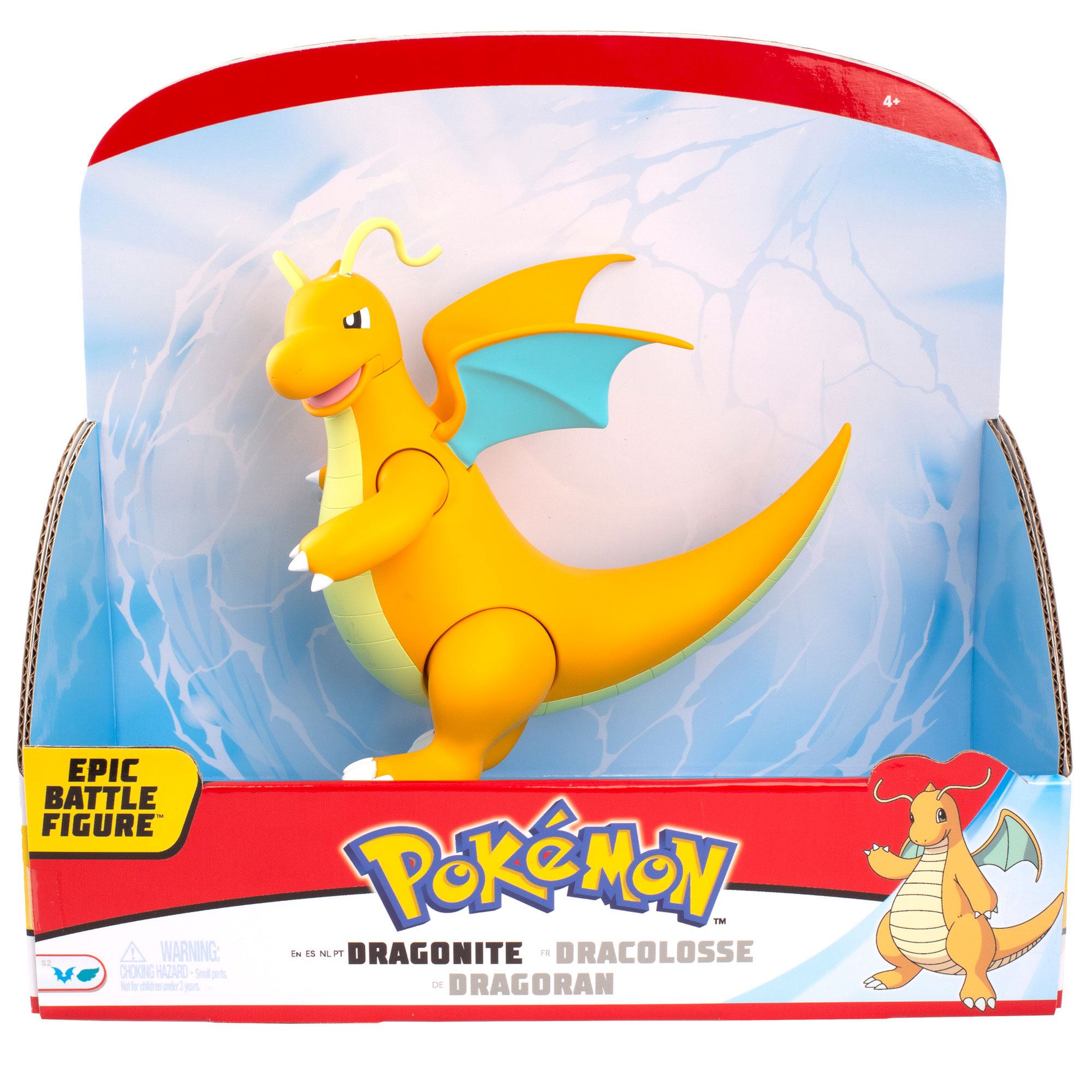 POKEMON EPIC ACTION FIGURE DRAGONITE 30 CM JAZWARES