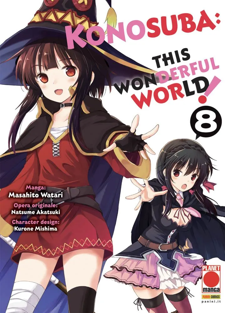 CAPOLAVORI MANGA #150 KONOSUBA! THIS WONDERFUL WORLD N.08