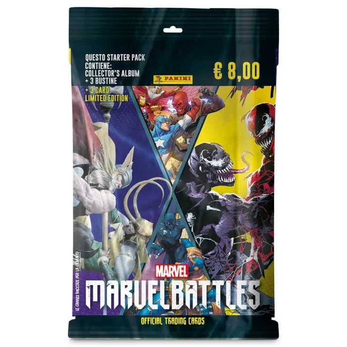 MARVEL BATTLES TRADING CARDS STARTER PACK