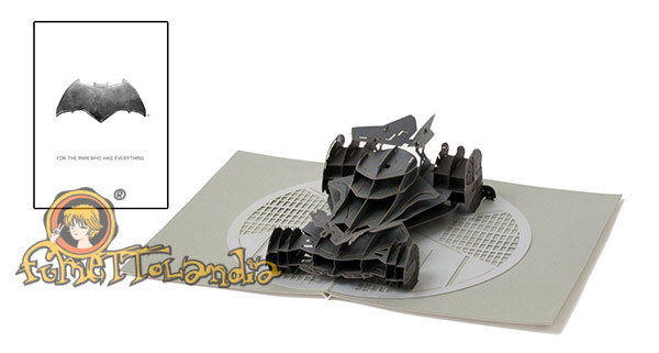 DC COMICS BATMAN 3D POP-UP GREETING CARD BATMOBILE