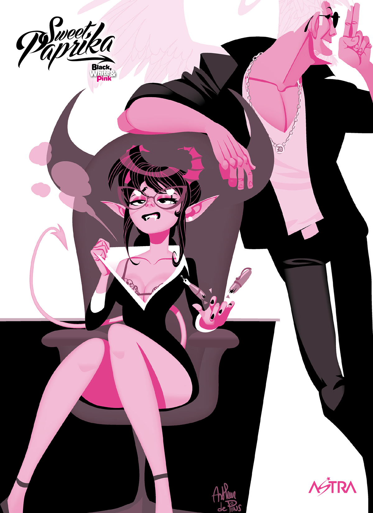 SWEET PAPRIKA: BLACK, WHITE & PINK #002 VARIANT
