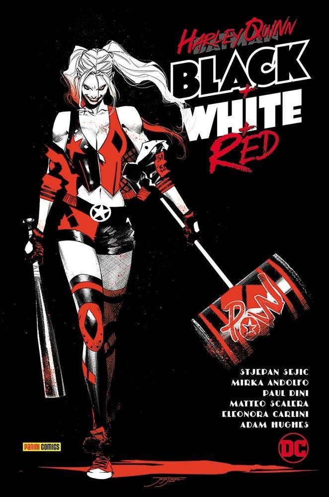 HARLEY QUINN BLACK + WHITE + RED