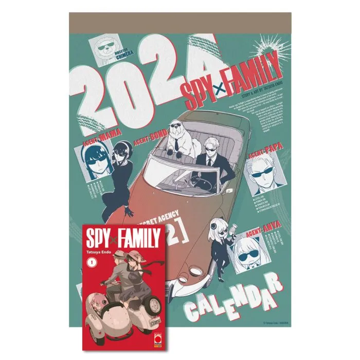SPY X FAMILY CALENDARIO 2024 + SPY FAMILY 1 VARIANT