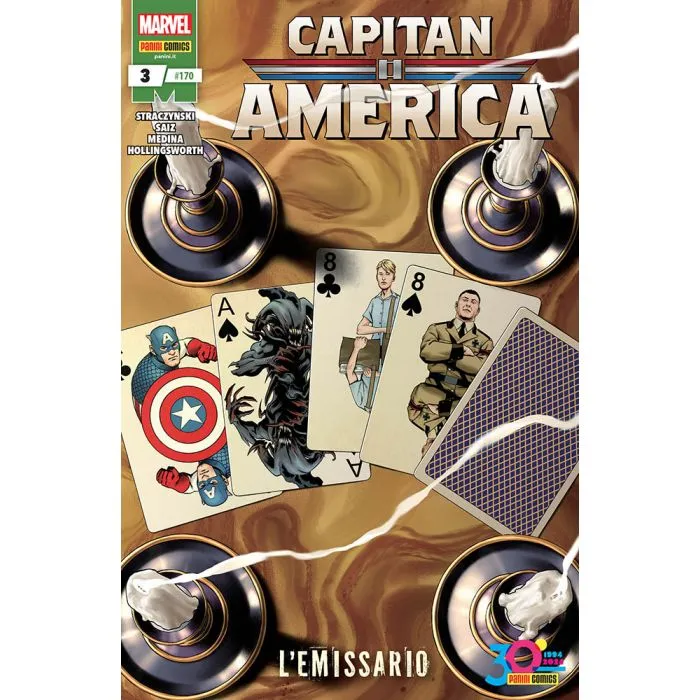 CAPITAN AMERICA PANINI #170 CAPITAN AMERICA 2024 N.03