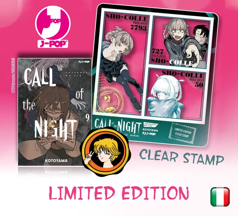 JPOP CALL OF THE NIGHT #009 LIMITED EDITION CLEAR STAMP