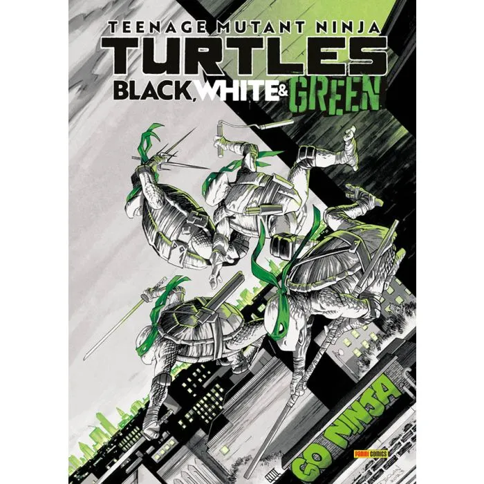TEENAGE MUTANT TURTLES BLACK, WHITE & GREEN