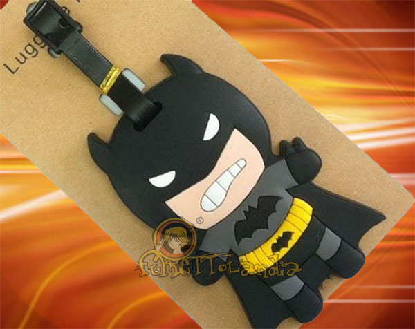 BATMAN SOFT PLASTIC BIG BAG KEYCHAIN 63176