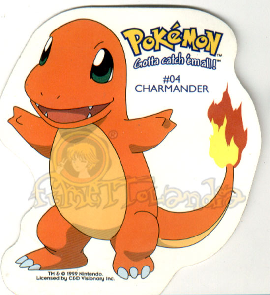 GADGETS POKEMON ADESIVI CHARMANDER STICKERS (F2)