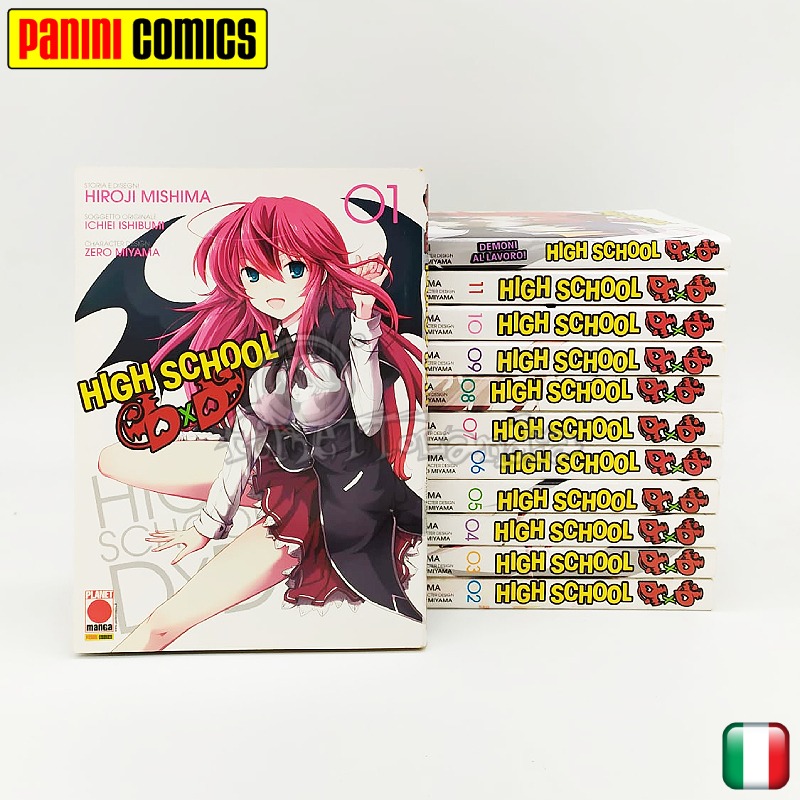 HIGH SCHOOL DXD SERIE COMPLETA DA 1 A 11 + DEMONI AL LAVORO (ITALIANO)